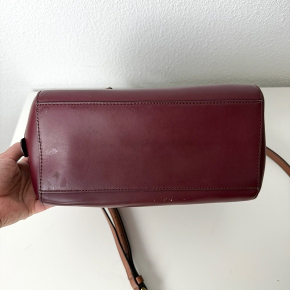 Fossil Rachel Cow Hide Leather Satchel Crossbody Bag Purse FLAW - Picture 12 of 16